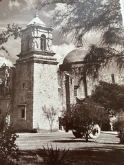 Vintage Landscape Photograph “Southwest Church Mission 1987” by Bill Rakocy