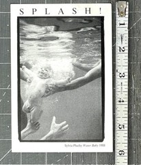 SYLVIA PLACHY (b. 1943) Group Art Show Announcement Card 1990 – Splash!