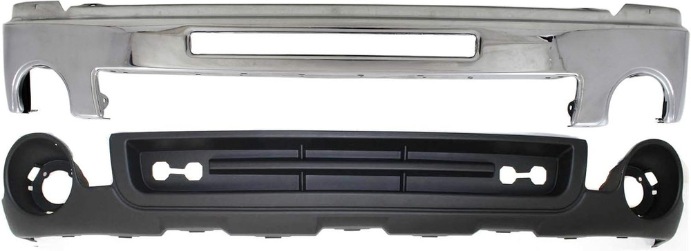 Bumper KIT Compatible with GMC Sierra 1500 2007-2013 Front