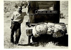 Fleeing The Dust Bowl Fotofolio Art Print Card 4”x6” Photo By Arthur Rothstein