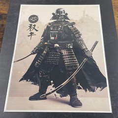 Japanese Inspired Star Wars Collectible 8.5×11 Canvas Fan Art – Darth Vadar