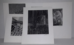 Original Signed Photos on Board Lot of 5 11 x 14 Whiteboard Various