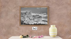 B/W Crazy Horse Monument, High Resolution Image, Many Formats, TV Art