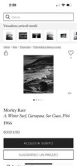 Winter Surf, Garrapata, Sur Coast, 1966 by American photographer Morley Baer