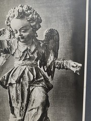 Vintage Silver Gelatin Print of a Baroque Sculpture «Hovering Angel» Bildarchiv