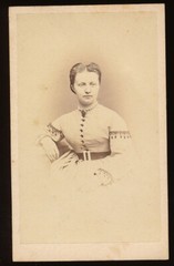 P. Schiffer CDV – Early Lady Portrait – Krefeld Dated 1866