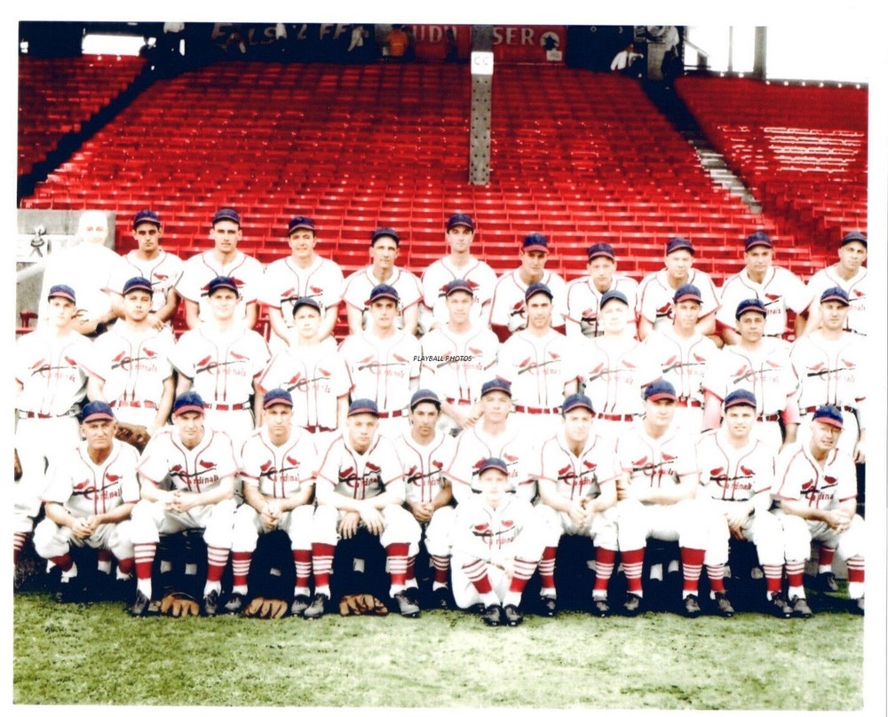1941 St Louis Cardinals 8×10 Colorized Print-FREE SHIPPING