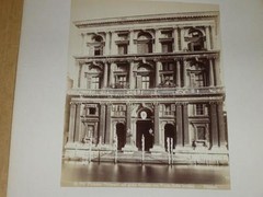 Naya / Venice Venezia 1870 Palazzo Grimani Gran Canale Vintage Albumen Print