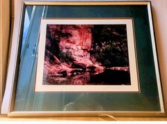 Lou DeSerio Original Photography Chrome Print Westfork of Oak Creek Sedona AZ