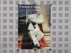 Rare Vintage Original Signed Il Carnevale di Venezia «Pierrot» Poster