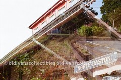35mm Double Exposure Photograph of Train Station/Historical Society, Easton MA.