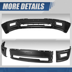 Front Bumper Impact Face Bar Compatible with 2009-2010 Dodge Ram 1500, 2011-2012