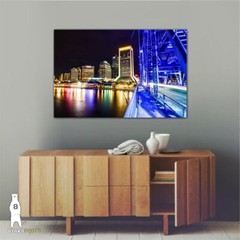 Jacksonville FL Skyline at Night – Florida Fine Art Photography Prints