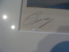 Original Pencil SIGNED WEDDING PHOTO, well framed and nice.