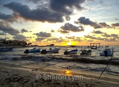 Photography Beautiful Boats on the Shore wall decor