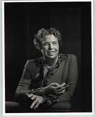 1983 Yousuf Karsh ORIGINAL Eleanor Roosevelt Portrait Art Photo 16″ X 20″