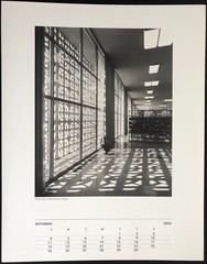 JULIUS SHULMAN Photograph 11×14 Lithograph Whittier Library Mid Century Modern