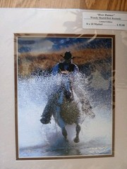 3 Wendy Shattil/Bob Rozinski Signed Gathering Of Horses Cowboy Matted Photos