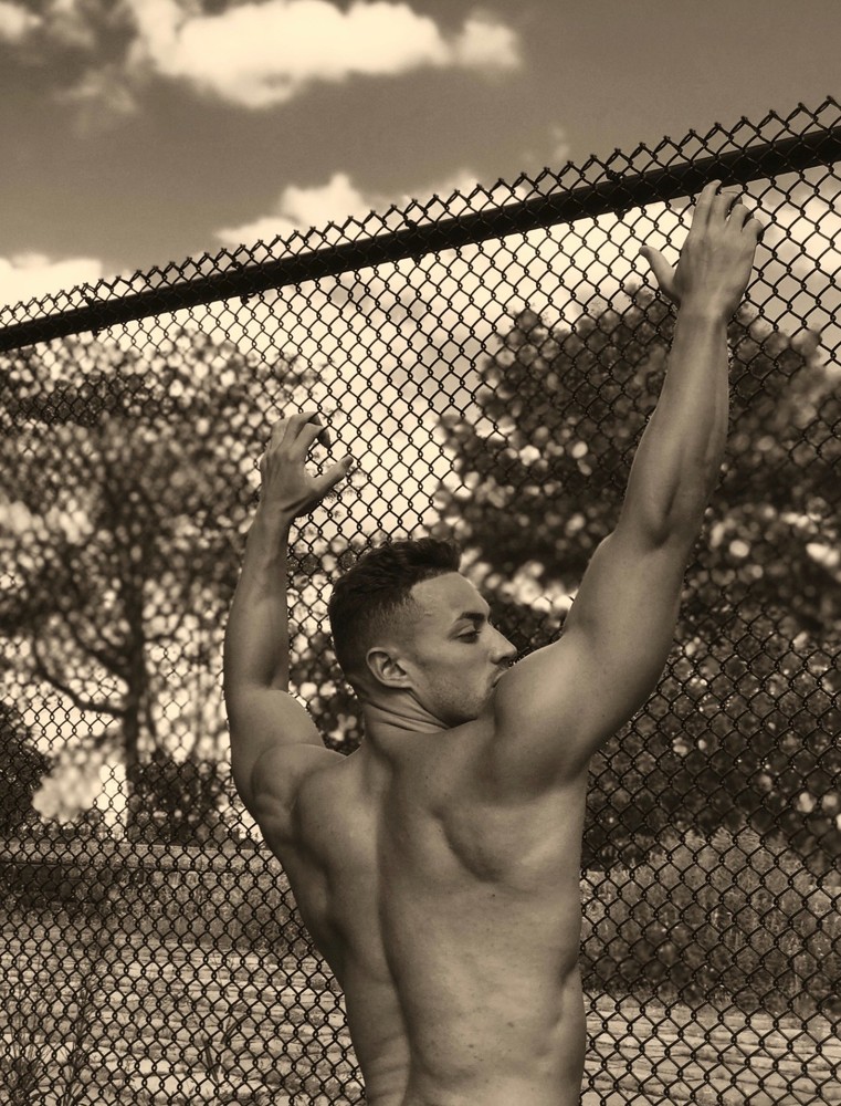 90′ male models photos printed from original negative