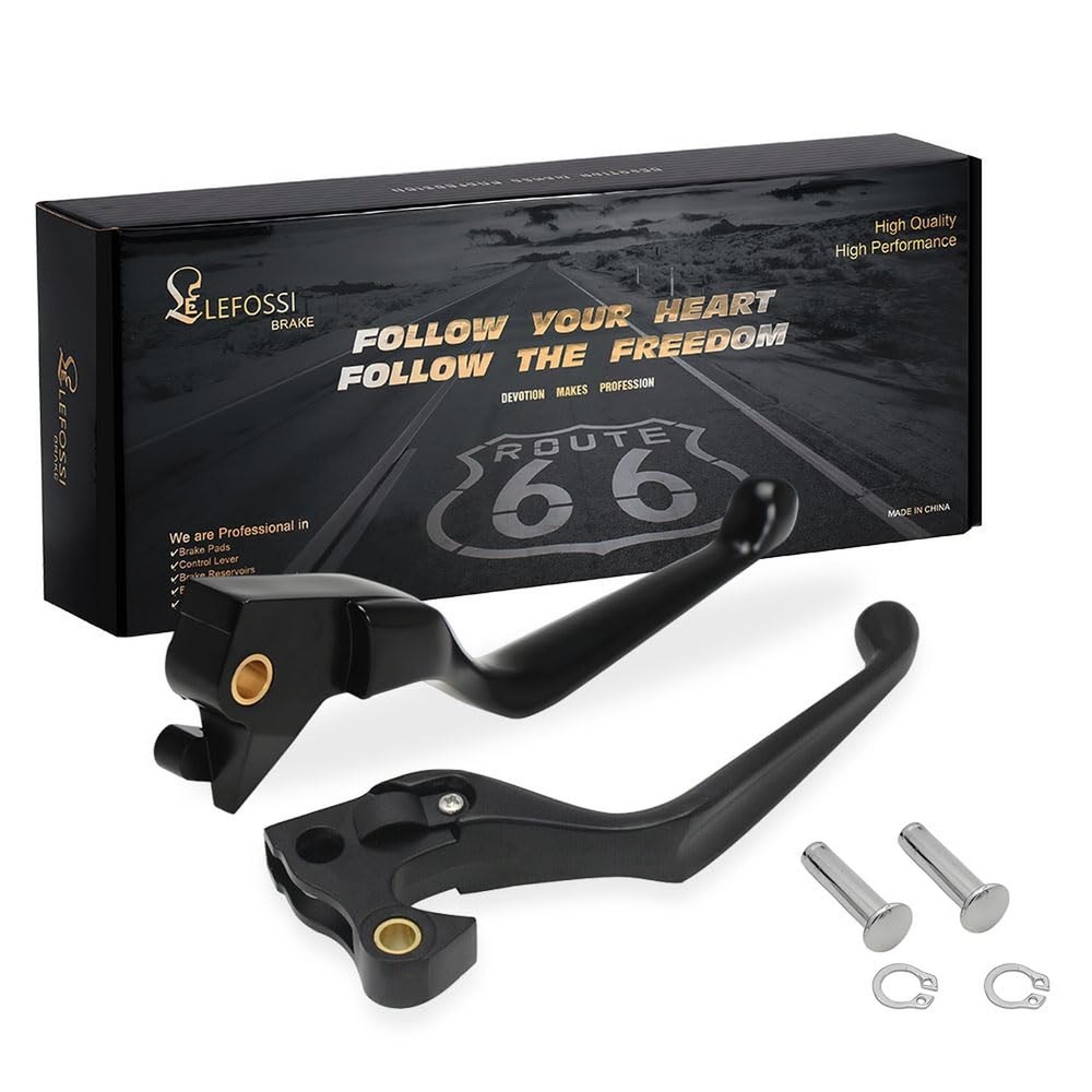 Premium Aluminum Motorcycle Brake & Clutch Lever Compatiable with Harley Spor…