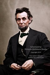 New Colorized Photo Poster: 16th U.S. President Abraham Lincoln — 6 Sizes!