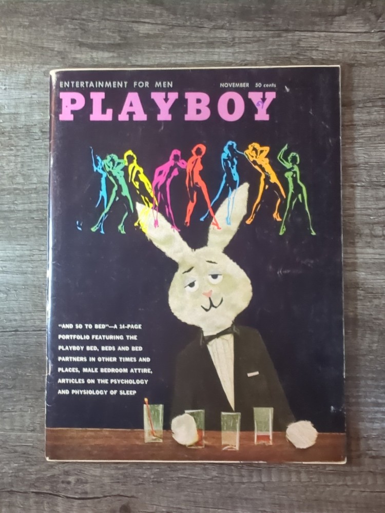Playboy Magazine November 1959 Donna Lynn Centerfold Good Condition – DM5
