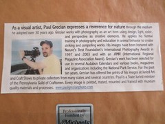 SIGNED Wood Framed PAUL GRECIAN BACK ROAD Art PHOTOGRAPH 42/150 – 18″ x 15″