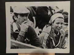 Princess Anne and Capt. Mark Phillips at Olympics photograph 8×10, b/w 1976