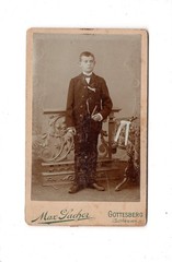 CDV Photo Fine Boy – Gottesberg in Silesia / Boguszów-Gorce 1890s