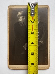 Antique Elliott & Fry London Royalty Cabinet Card Mary & Victor de Mauny