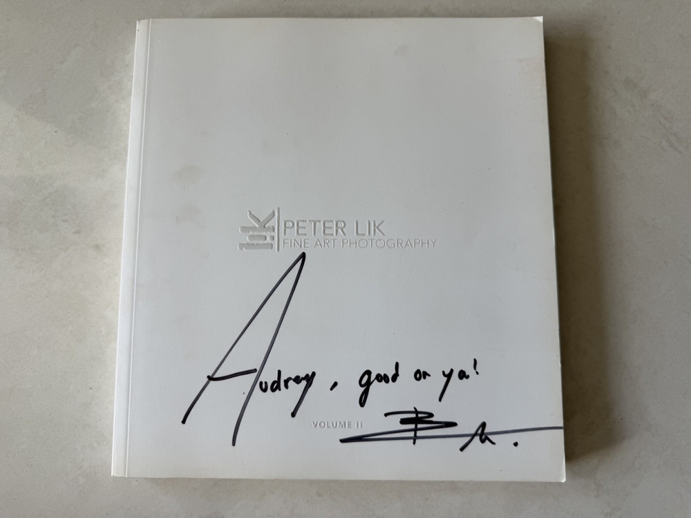 Peter Lik SIGNED Fine Art Photography Volume II Paperback Catalog Book