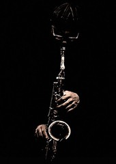 A. Lebedinsky — Kenny Garrett — Canvas — 20 x 30 in