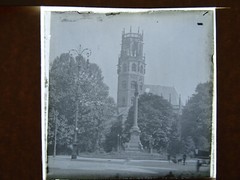 13 pieces historical photograph positive glass plate 8.5×8.5 cm Münster around 1915
