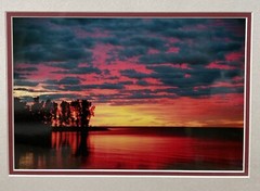 Duane Clausen – Art Photography Sunset Lake 17.5”x13.5”