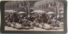 Brussels Market Of Blossoms Belgium Photography Stereo Vintage Analogue