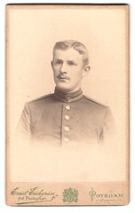 Photograph Ernst Eichgrün, Potsdam, Nauener-Str. 27, portrait soldier in uniform