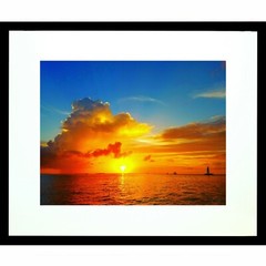 KEY WEST Sunset Symphony 11×14 Matted Art Photo Photograph Florida Keys Tropical