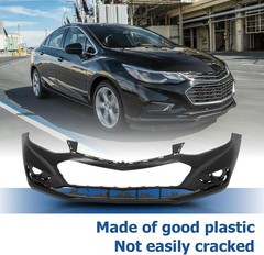 Primed Front Bumper Cover Plastic Replacement for Cruze 2016 2017 2018 GM1000A01