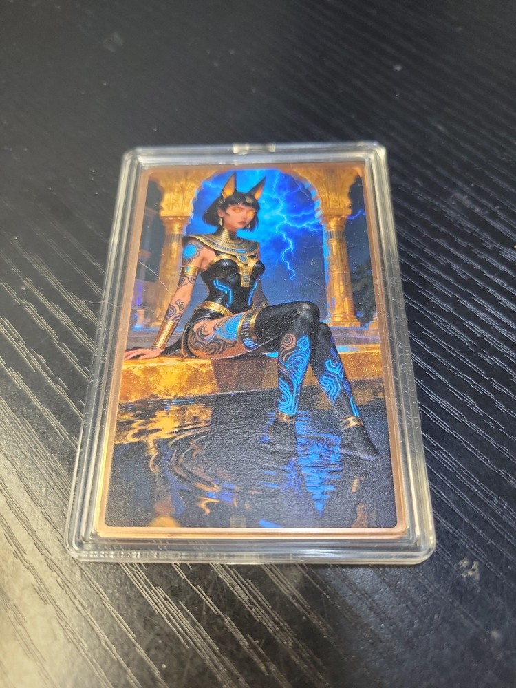 Colorized 1 OZ Vixens 2026 .999 Copper Bar Beautiful Woman Sexy Baddie