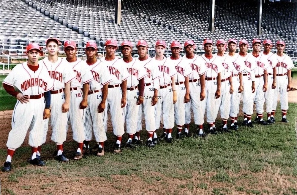Ernie Banks-1954-kc-monarchs 8×12 Colorized Print-FREE SHIPPING