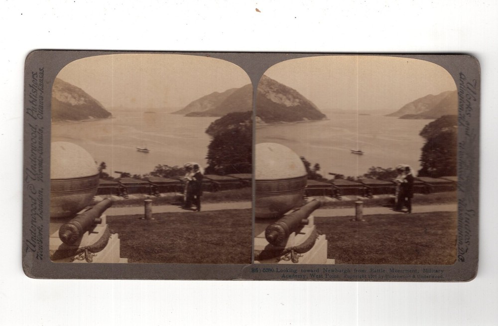 Stereoscopy Looking Toward Newburgh / Military Academy / West Point / USA
