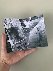 Original OOAK Handmade B&W Photo Zine of Collaged Darkroom Prints