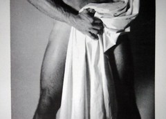 HANDSOME, CLASSIC, STATUESQUE MALE MODEL PHOTO – ’90s SWISS POSTER, GAY INTEREST