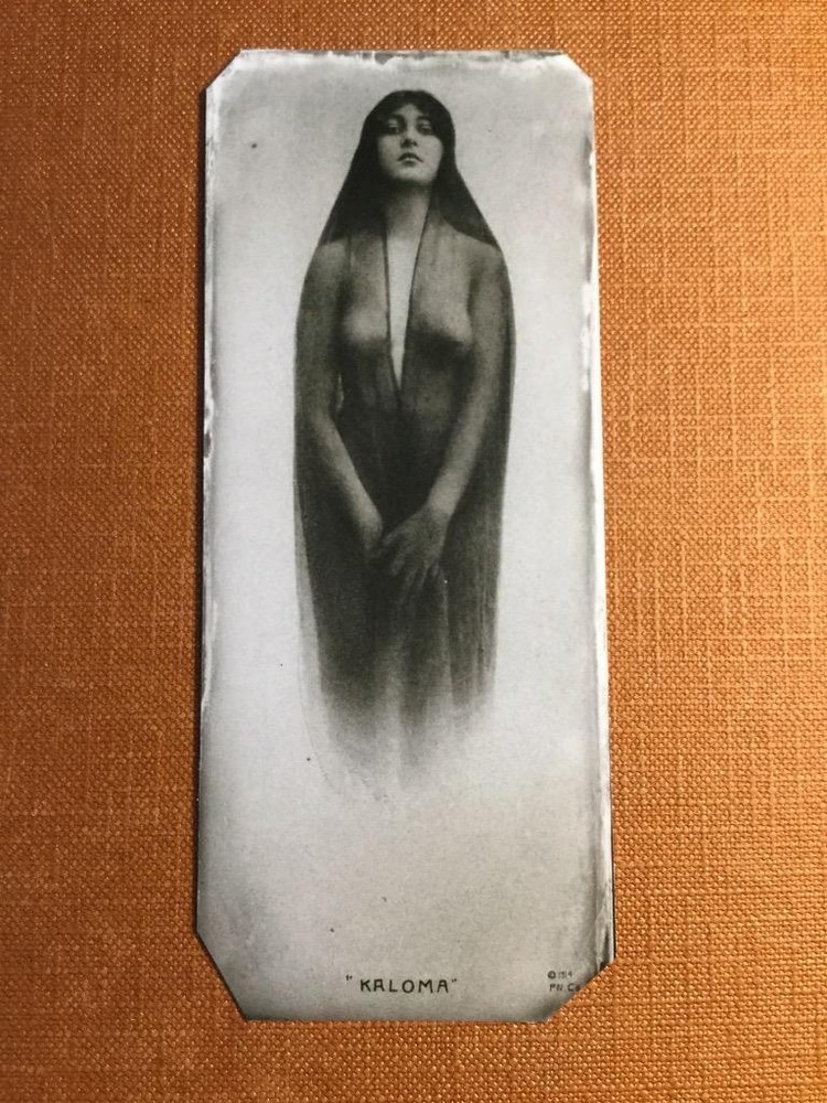 «Kaloma» rumored to be Josephine Sarah Marcus Earp alluring wife tintype C1063RP