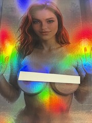 Ariel Shower Cosplay Bangers Comics Virgin FOIL Cover Ltd 10 WHAT CAN I SAY WOW
