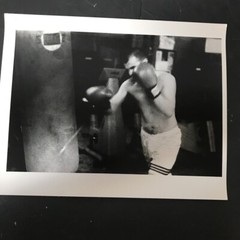 Art Photograph Silver Gelatin Print Janine Gordon Boxing Gleasons Whitney Museum