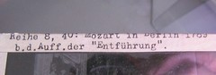 Mozart Wolfgang Amadeus in Berlin 1789 Old Glass Picture 8.5 x 10 cm