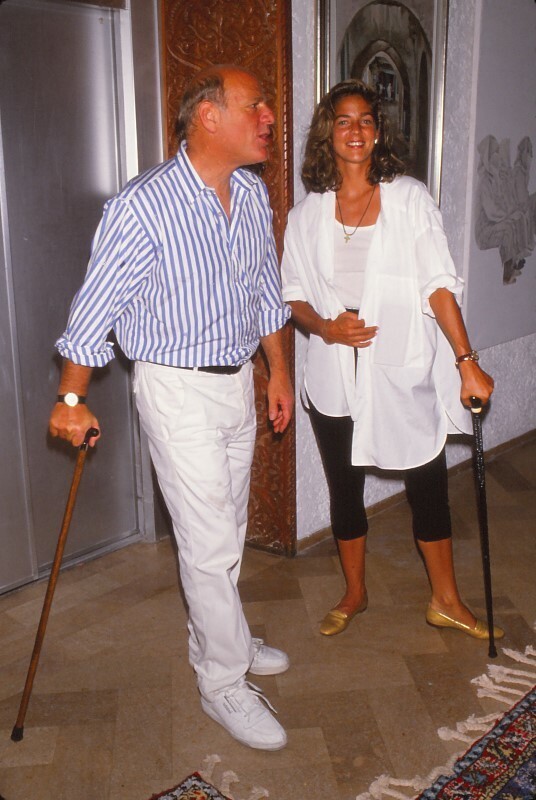 Dia Barry Diller and Kelly Klein 1989 KB Format Photographer P1-23-5-2