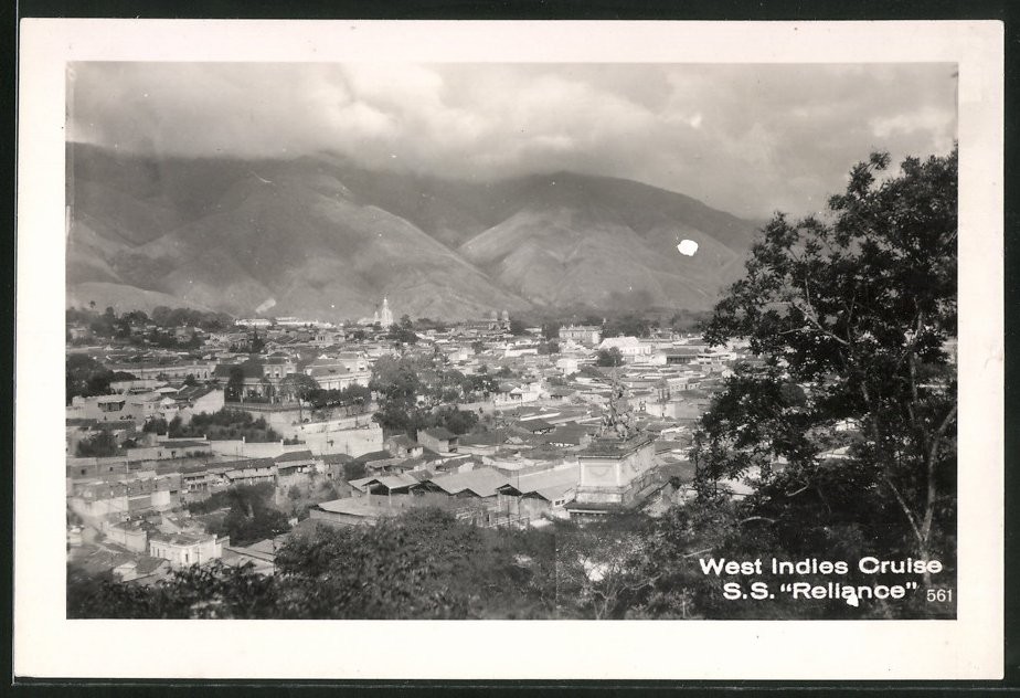 9 Photographs Caracas, City Panorama, Locals, Traders with Donkey Cart, Egg