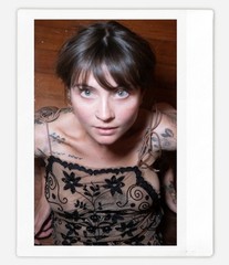 Art model Sawyer Instax Wide Photo Instant Film Print Signed By Artist